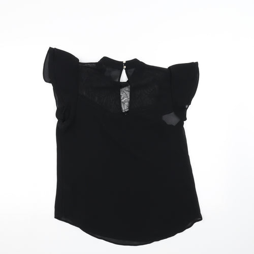 H&M Womens Black   Basic T-Shirt Size 8