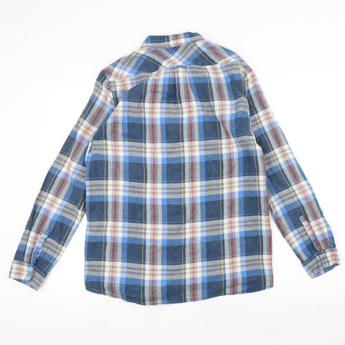 ESPIRIT Womens Blue   Basic Button-Up Size 10