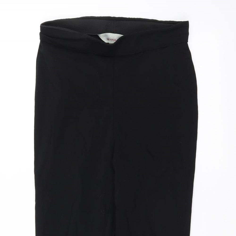 Dorothy Perkins Womens Black   Trousers  Size 10 L25 in