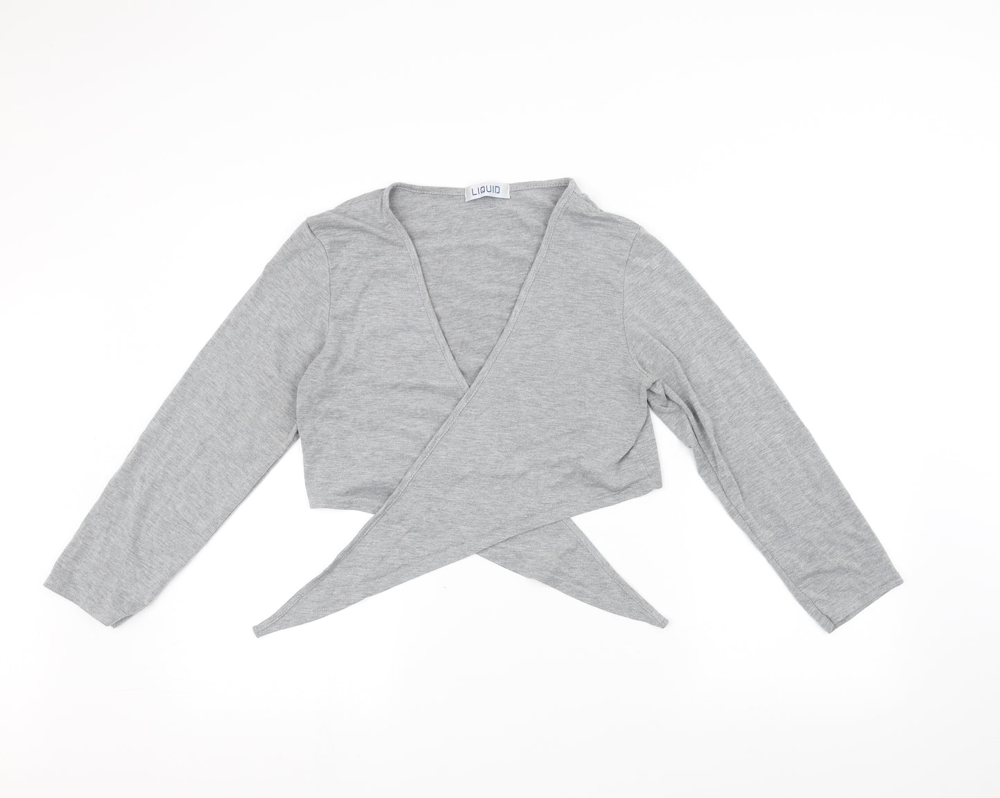 Liquid Womens Grey   Cardigan Jumper Size 16