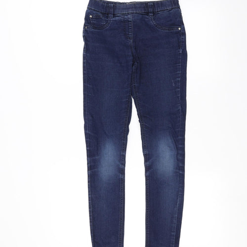 NEXT Girls Blue  Denim Skinny Jeans Size 11 Years