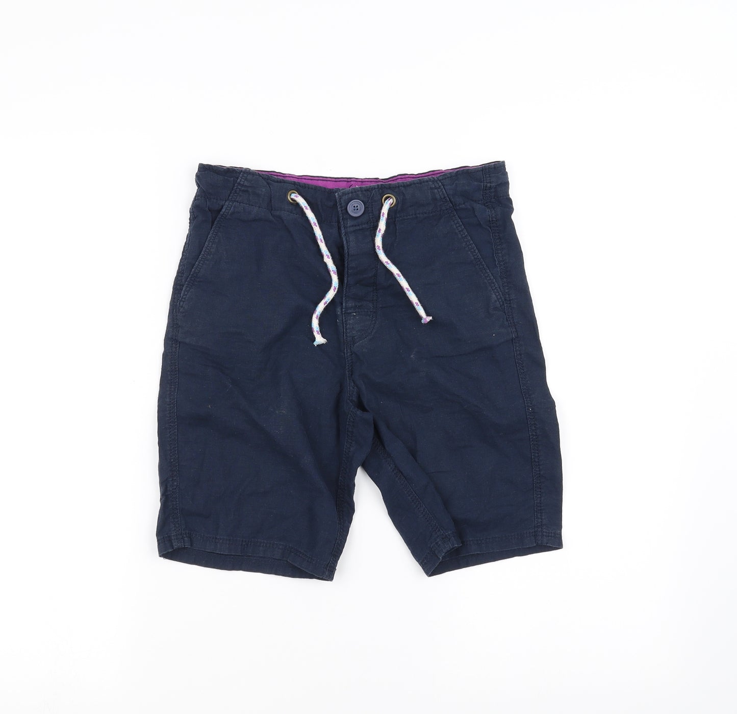 H&M Girls Blue   Chino Shorts Size 9-10 Years