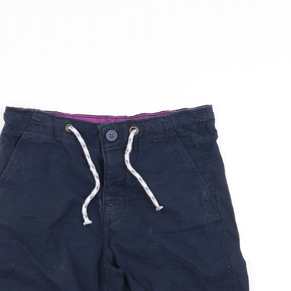 H&M Girls Blue   Chino Shorts Size 9-10 Years