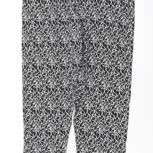 Golddigga Womens Black   Trousers  Size 14 L25 in