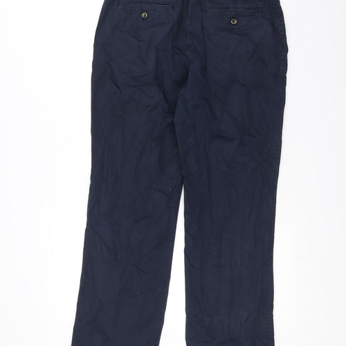 Marks and Spencer Mens Blue   Trousers  Size 32 L28 in