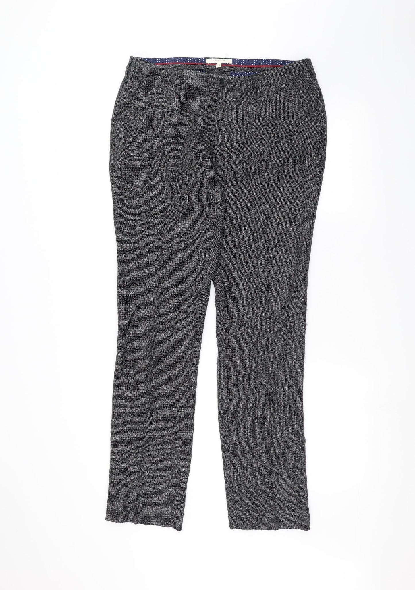 White Stuff Womens Grey   Trousers  Size 12 L28 in