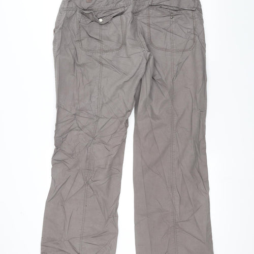 DEBINHAMS Womens Grey   Trousers  Size 16 L28 in