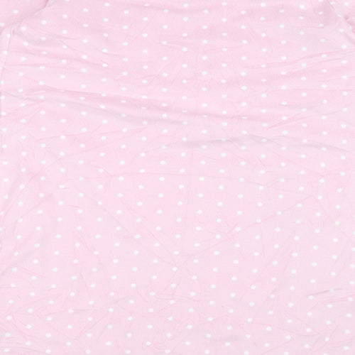Marks and Spencer Womens Pink Polka Dot  Pullover Jumper Size 16