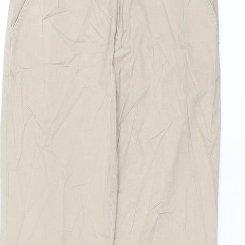 H&M Womens Brown   Trousers  Size 8 L28 in