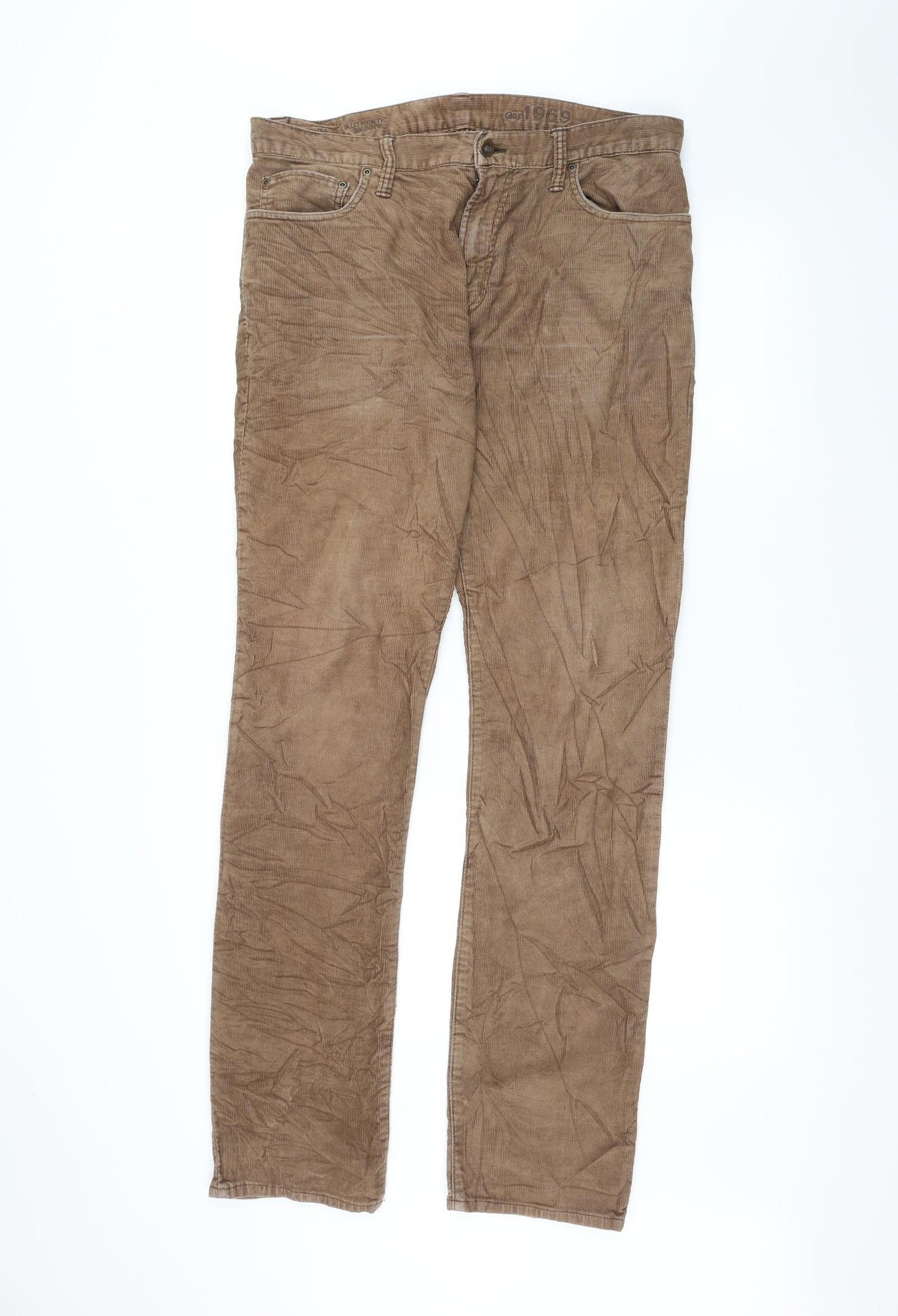 Gap Mens Brown   Straight Jeans Size 34 L34 in