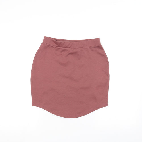 Missguided Womens Pink   A-Line Skirt Size 10