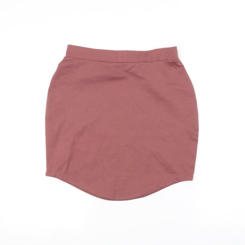 Missguided Womens Pink   A-Line Skirt Size 10