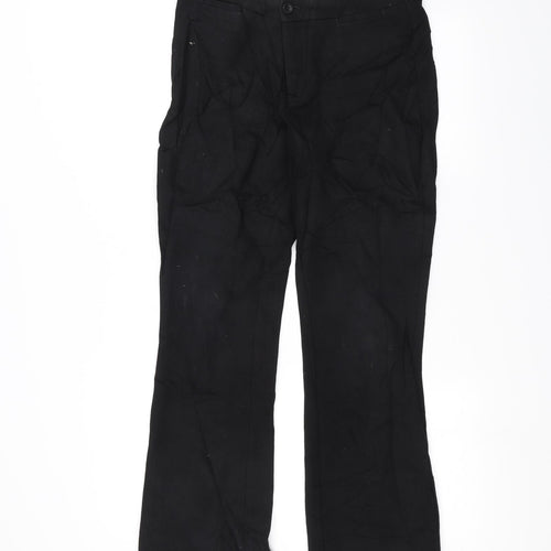 NxD Womens Black   Trousers  Size 6 L26 in