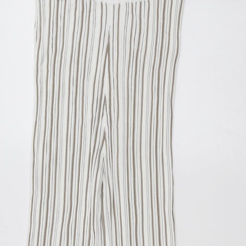 Zara Womens White   Trousers  Size S L28 in