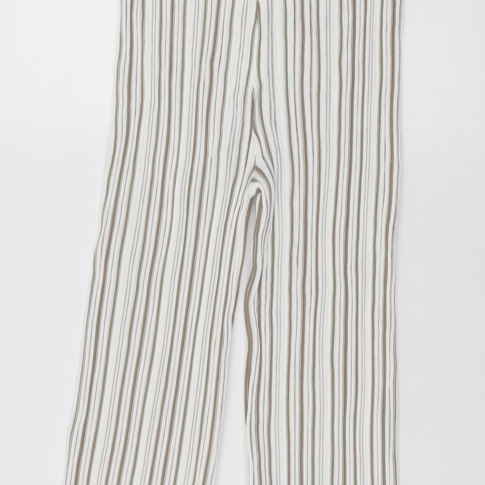 Zara Womens White   Trousers  Size S L28 in