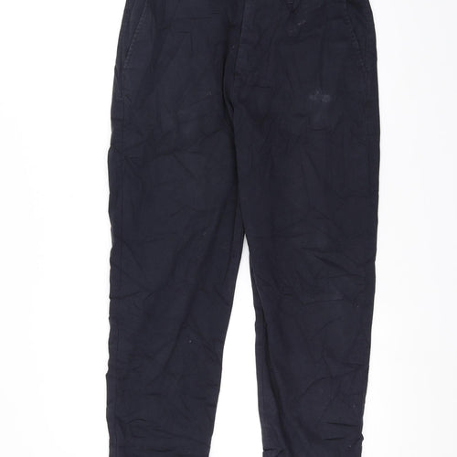 H&M Mens Blue   Trousers  Size 33 in L24 in