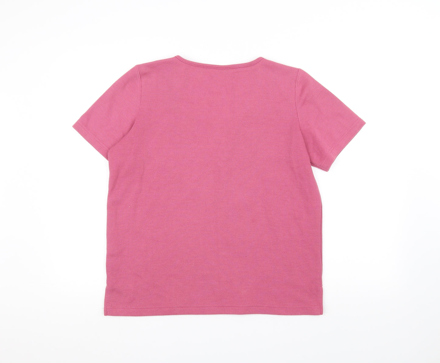 BM casual Womens Pink   Basic T-Shirt Size S