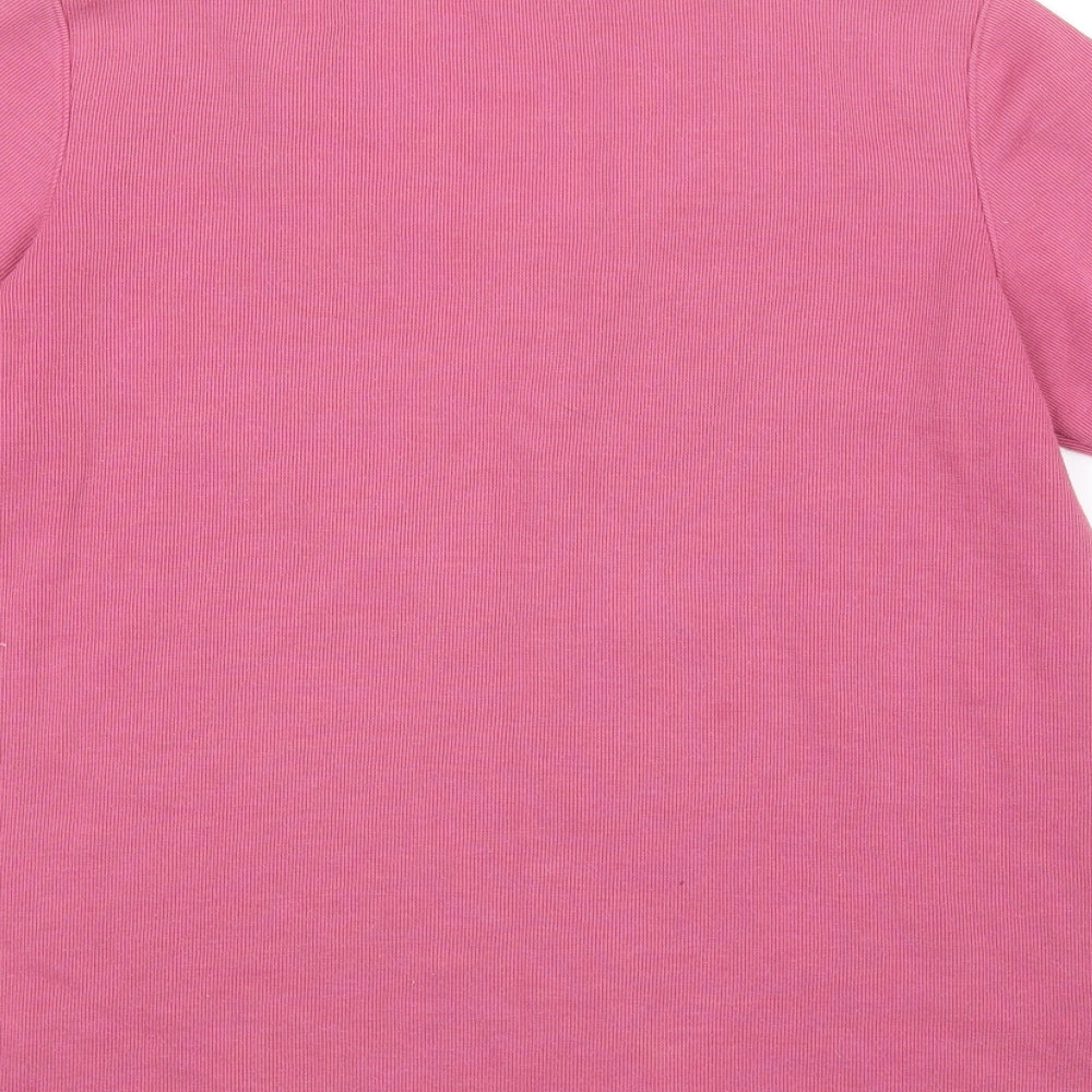 BM casual Womens Pink   Basic T-Shirt Size S