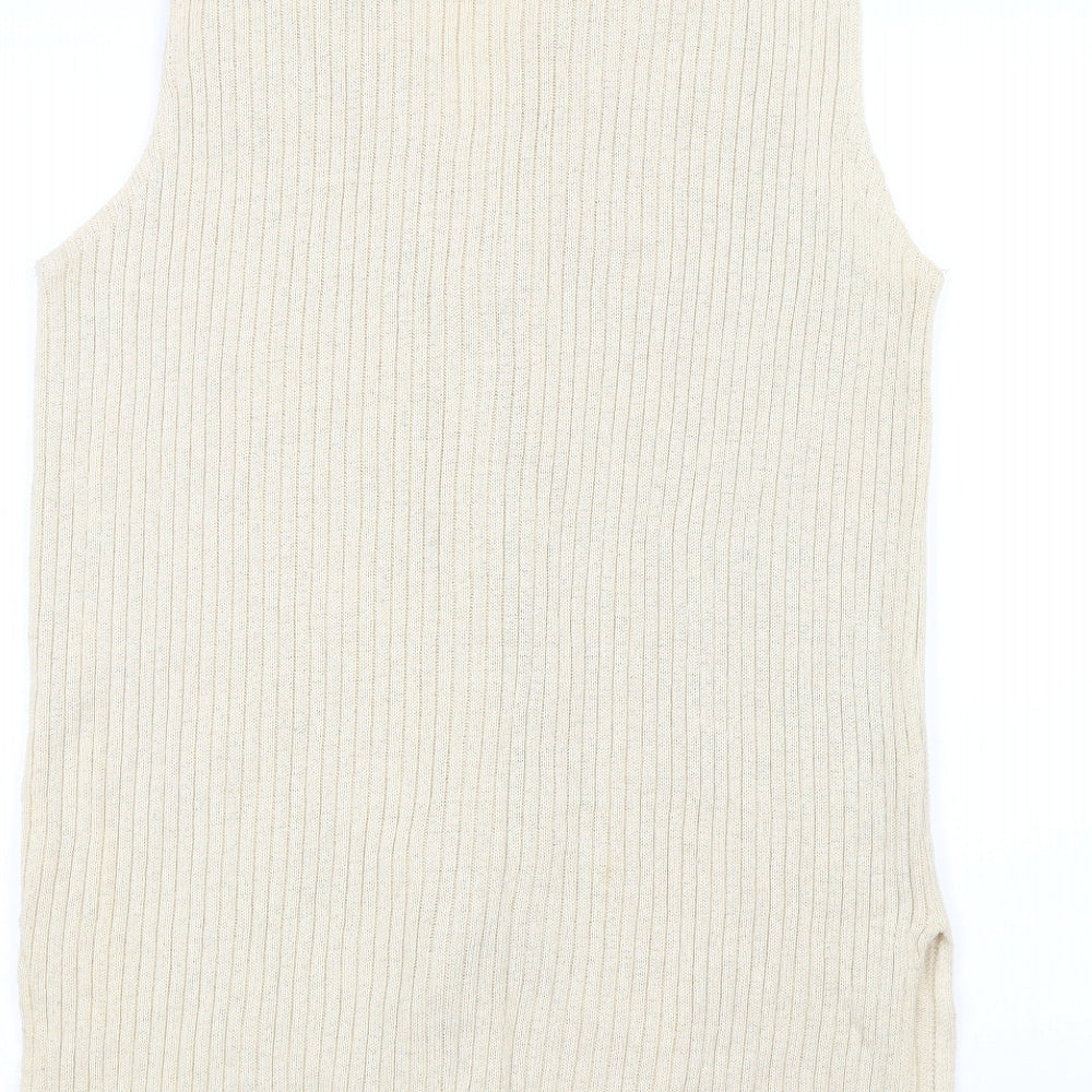 Oyster Womens White   Cardigan Jumper Size 14