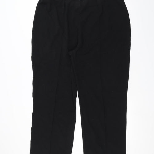 Isle Womens Black   Trousers  Size 22 L25 in