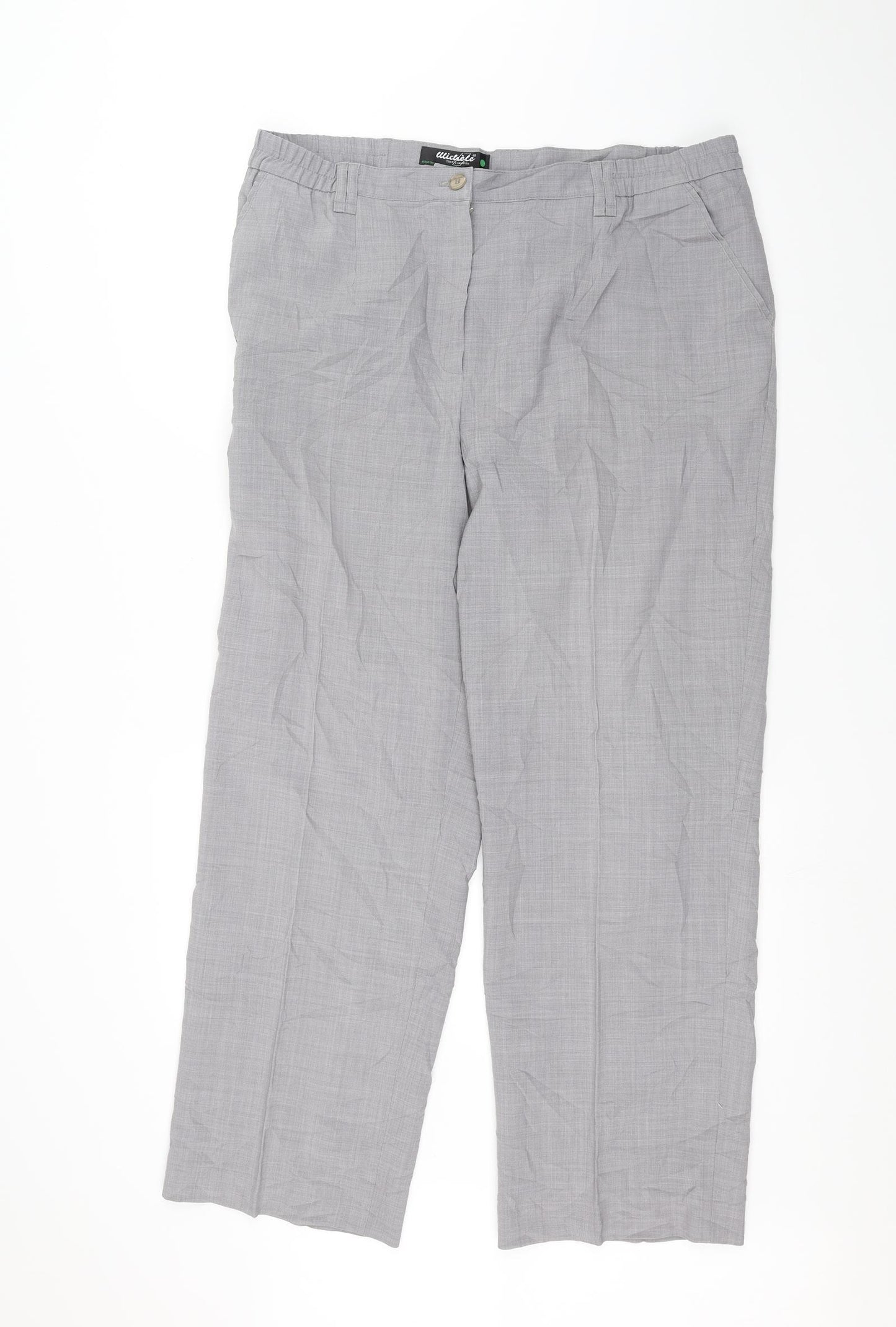 Wichele Womens Grey   Trousers  Size 20 L27 in