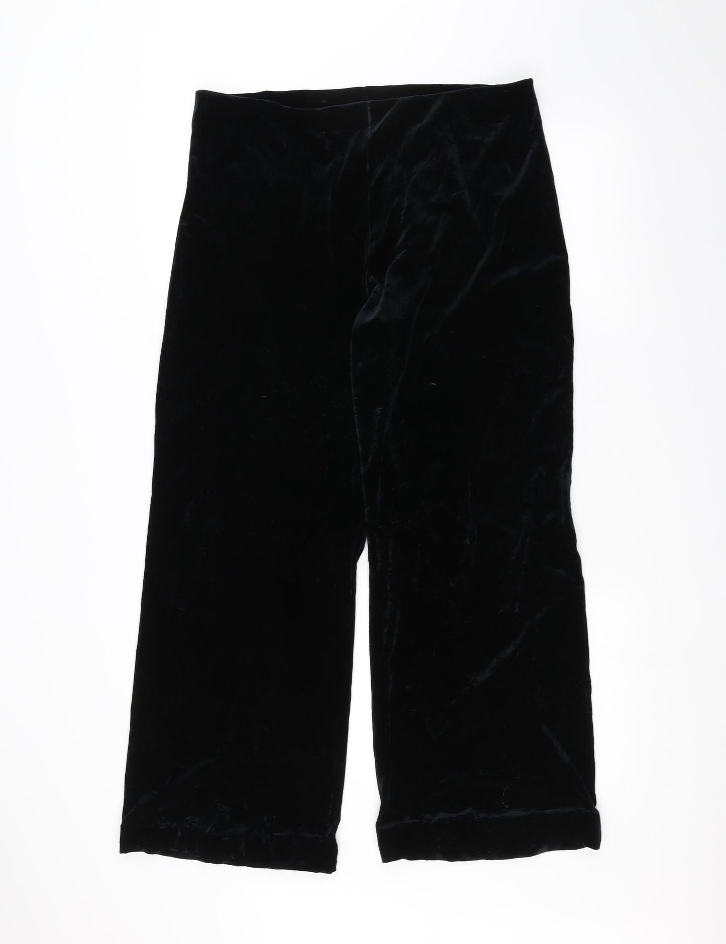 Marks and Spencer Womens Black   Trousers  Size 16 L25 in
