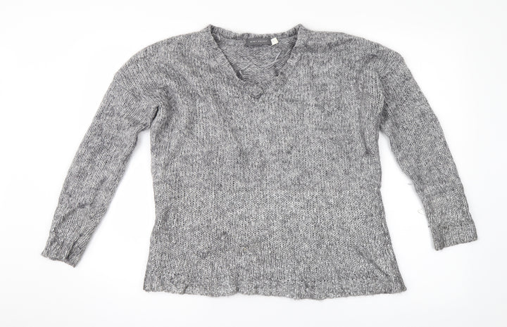 Mint Velvet Womens Grey Knit Pullover Jumper Size 10