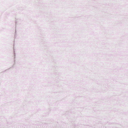 Preworn Womens Purple  Knit Pullover Jumper Size 18