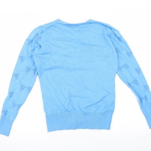 Cutie Womens Blue   Pullover Jumper Size S