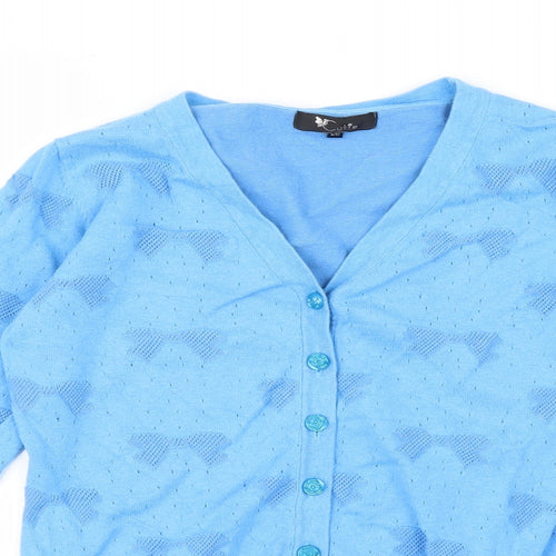 Cutie Womens Blue   Pullover Jumper Size S
