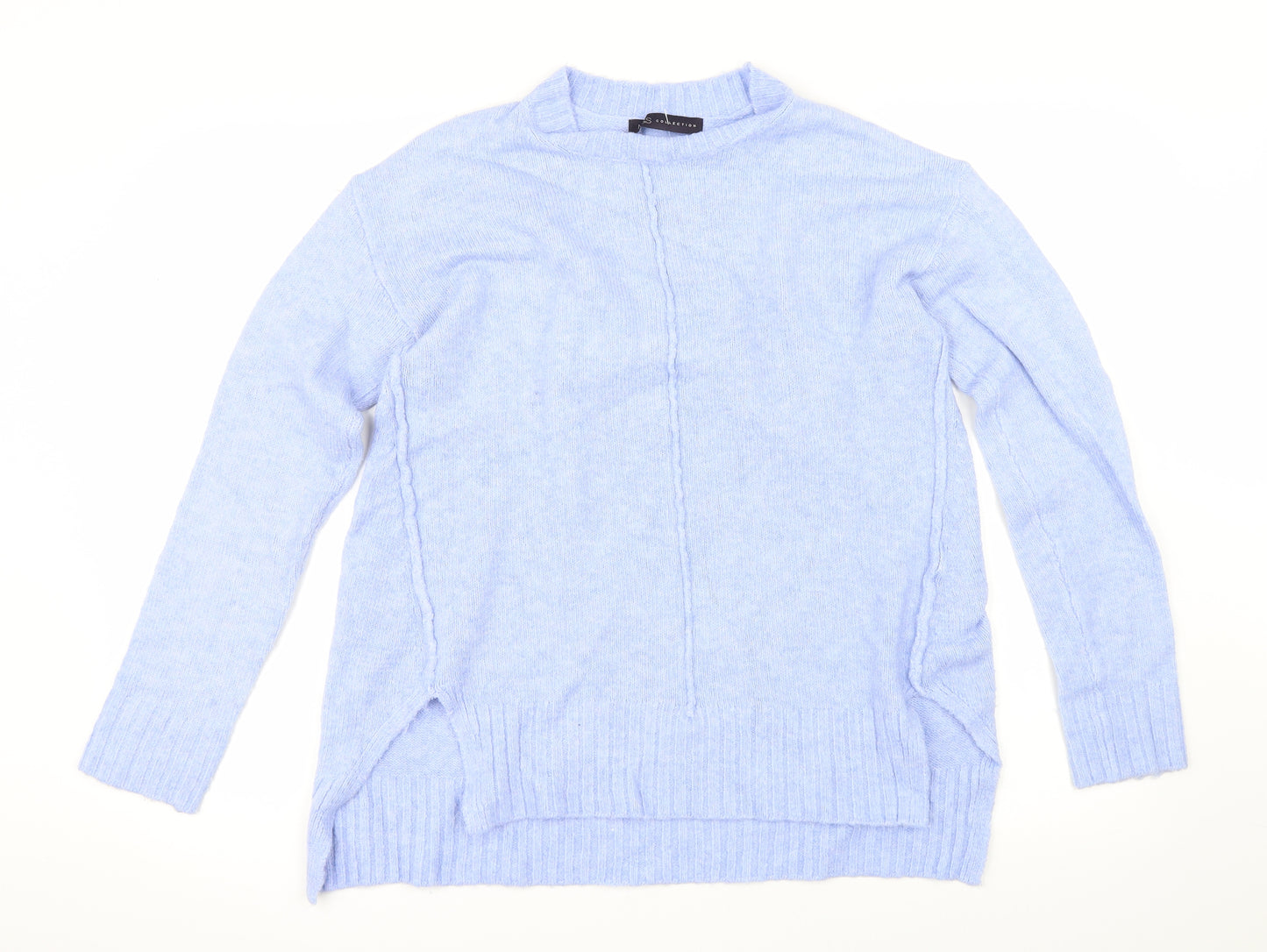 Marks & Spencer Womens Blue  Knit Pullover Jumper Size S