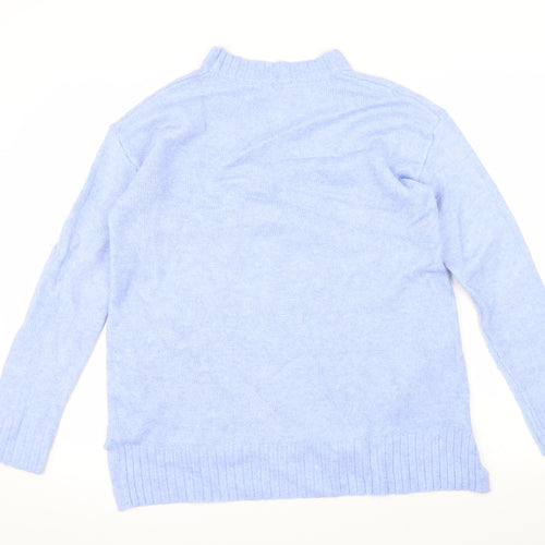 Marks & Spencer Womens Blue  Knit Pullover Jumper Size S