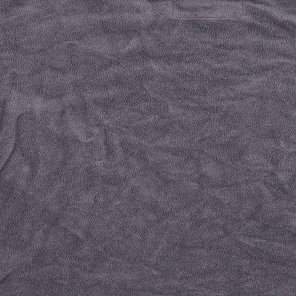 Debenhams Womens Grey Solid Fleece Top Pyjama Top Size 14  - Penguin Applique
