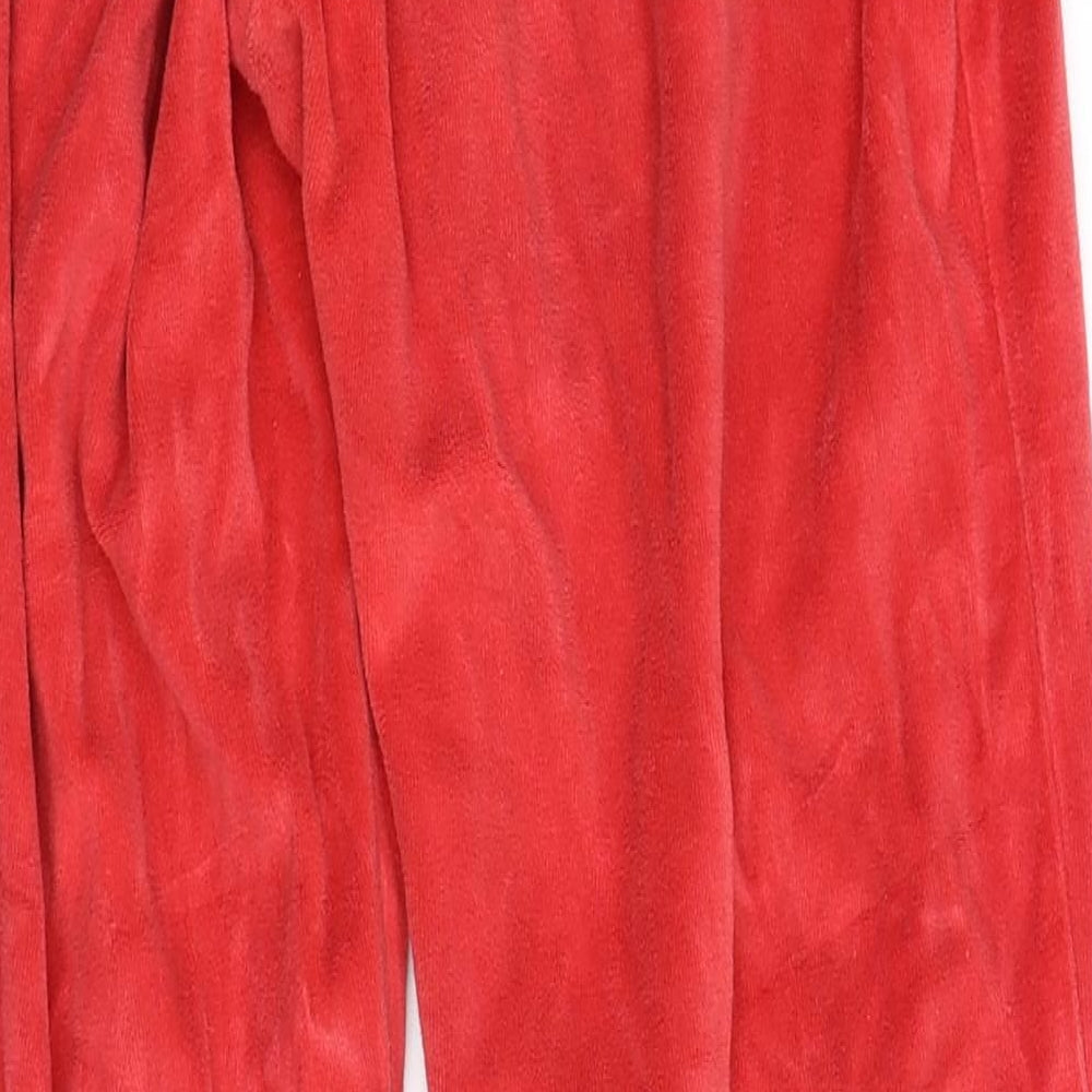 Primark Womens Red  Fleece  Lounge Pants Size XS  - Mickey Mouse