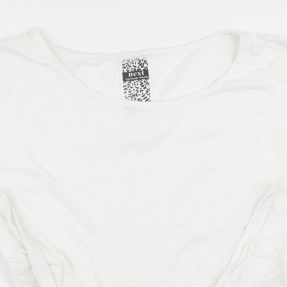 NEXT Womens White   Basic T-Shirt Size 16