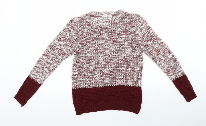 Blue Inc Womens Red   Pullover Jumper Size 8