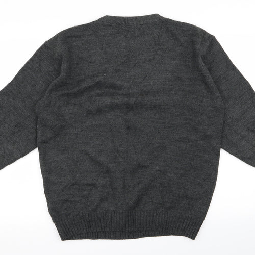 Streamline Womens Grey  Rayon Pullover Jumper Size M