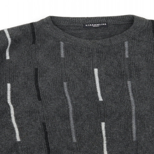Streamline Womens Grey  Rayon Pullover Jumper Size M