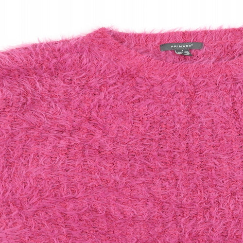 Primark Womens Pink   Pullover Jumper Size S