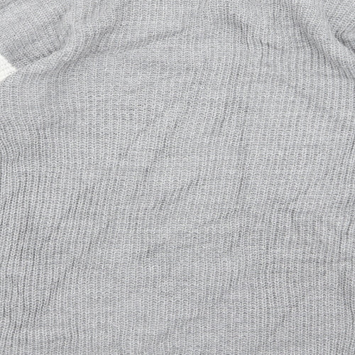 Boohoo Womens Grey   Pullover Jumper Size S