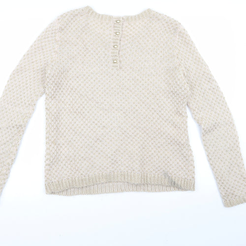 Preworn Womens Beige   Pullover Jumper Size S