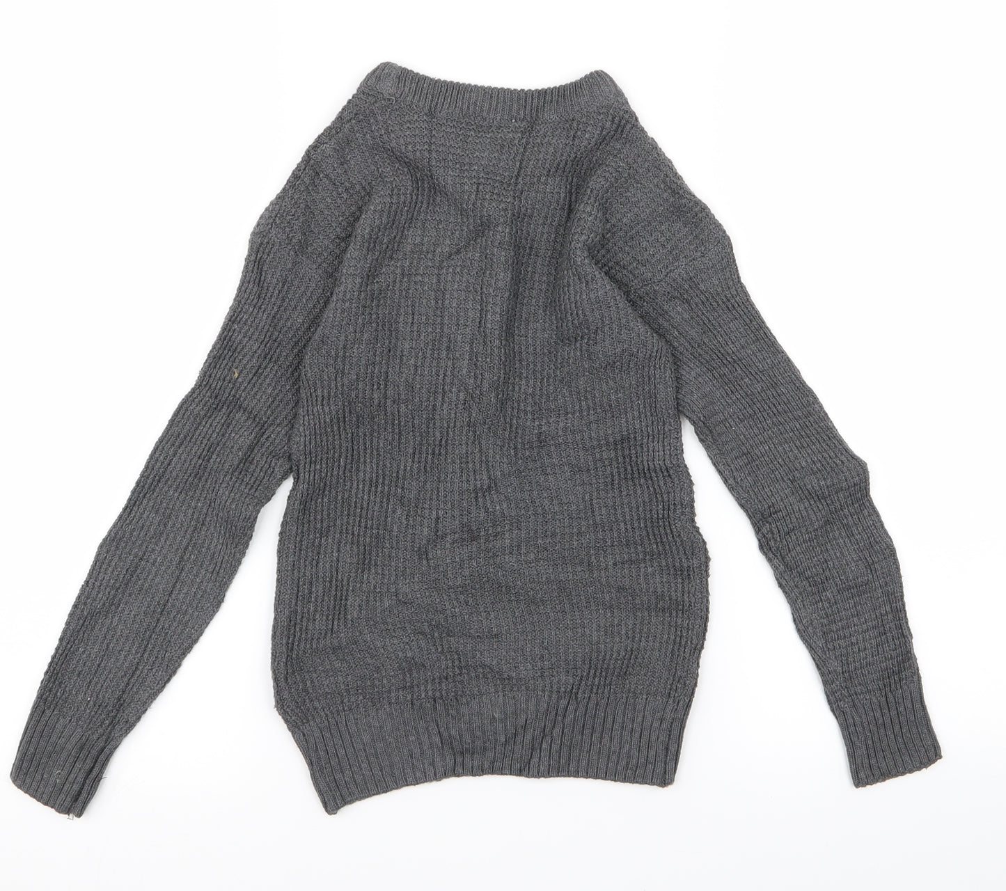 pep co Girls Grey   Jumper Dress  Size 7 Years