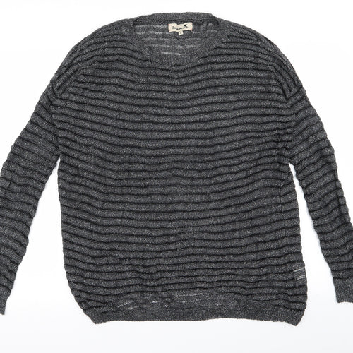 twisted muse  Womens Grey   Pullover Jumper Size L