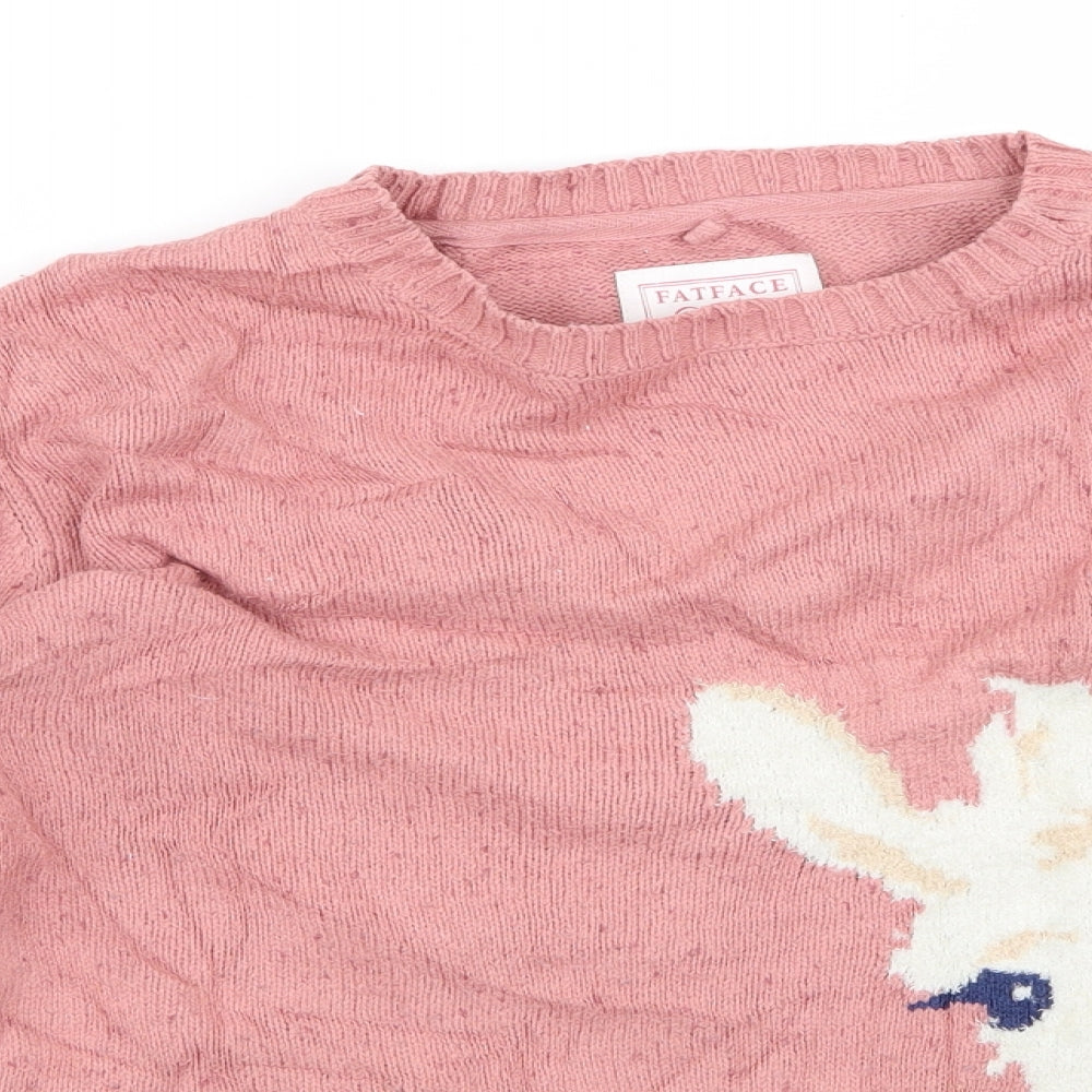 fatface Womens Pink   Pullover Jumper Size 12