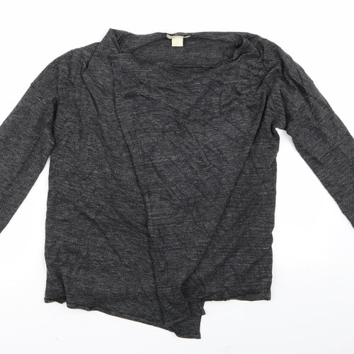 H&M Womens Grey   Cardigan Jumper Size S