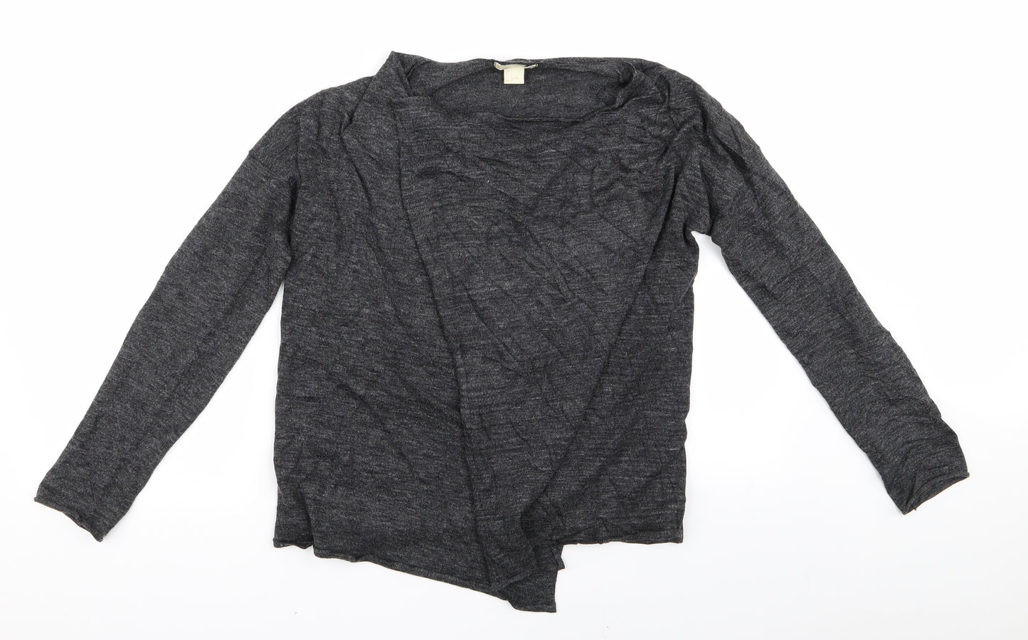 H&M Womens Grey   Cardigan Jumper Size S
