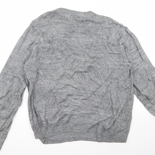 Ty Mens Grey   Pullover Jumper Size L