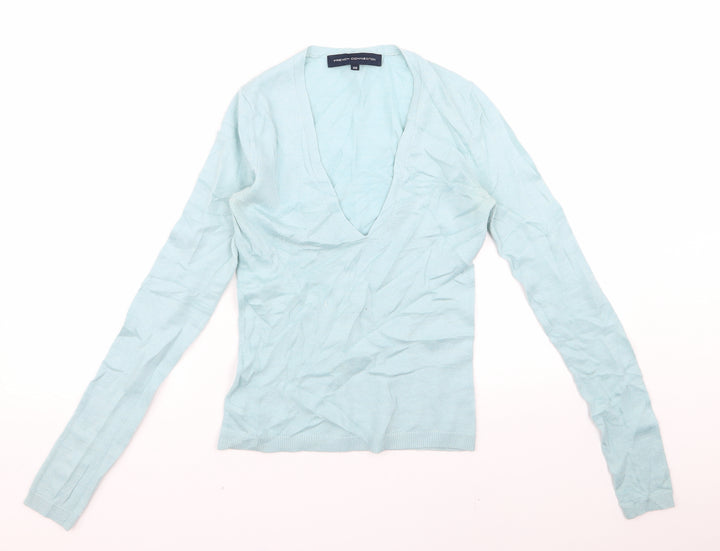 French Connection Womens Blue Pullover Jumper Size XS