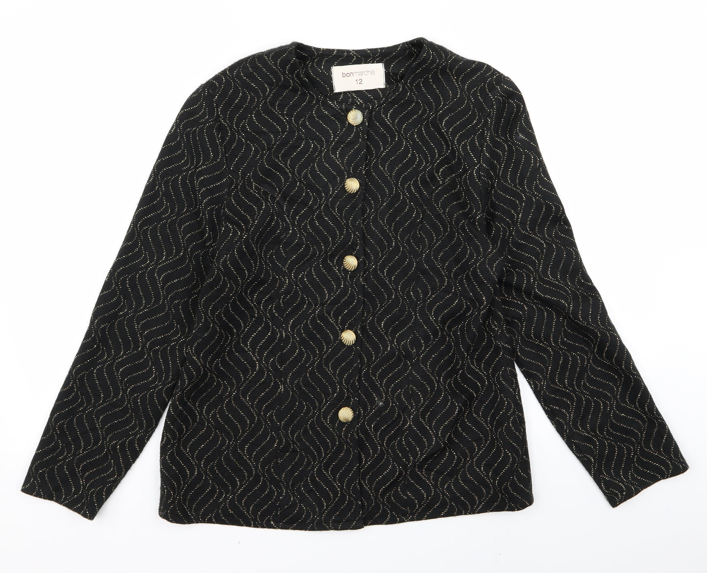 bonmarche Womens Black   Jacket  Size 12