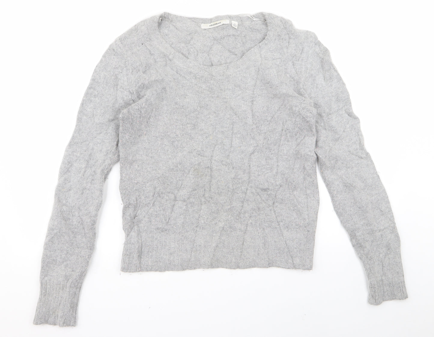 Paraphrase Womens Grey   Pullover Jumper Size L